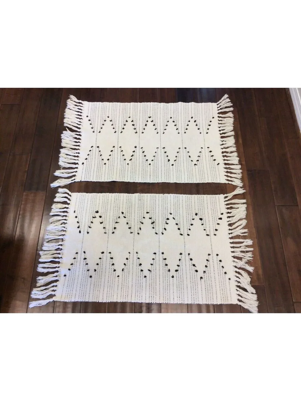Area Rug Set - Pair of Two 33x22 inch Rugs